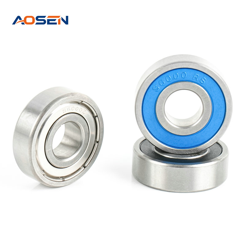 SS 6000 ZZ/2RS rostfria spårkullager i rostfritt stål